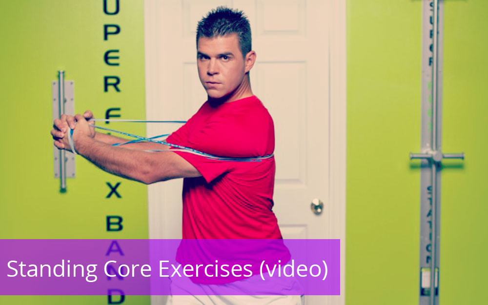 Standing Core Exercises - Resistance Band Training