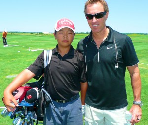 Andy and his Trainer Dave Herman